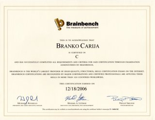 C Certification